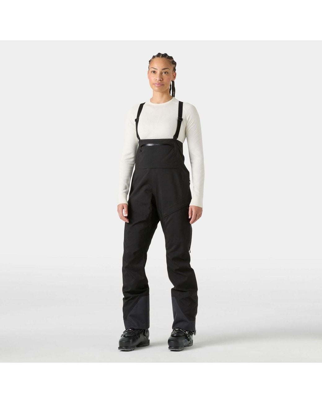 Helly Hansen Black Verglas Backcountry Bib Shell Pants
