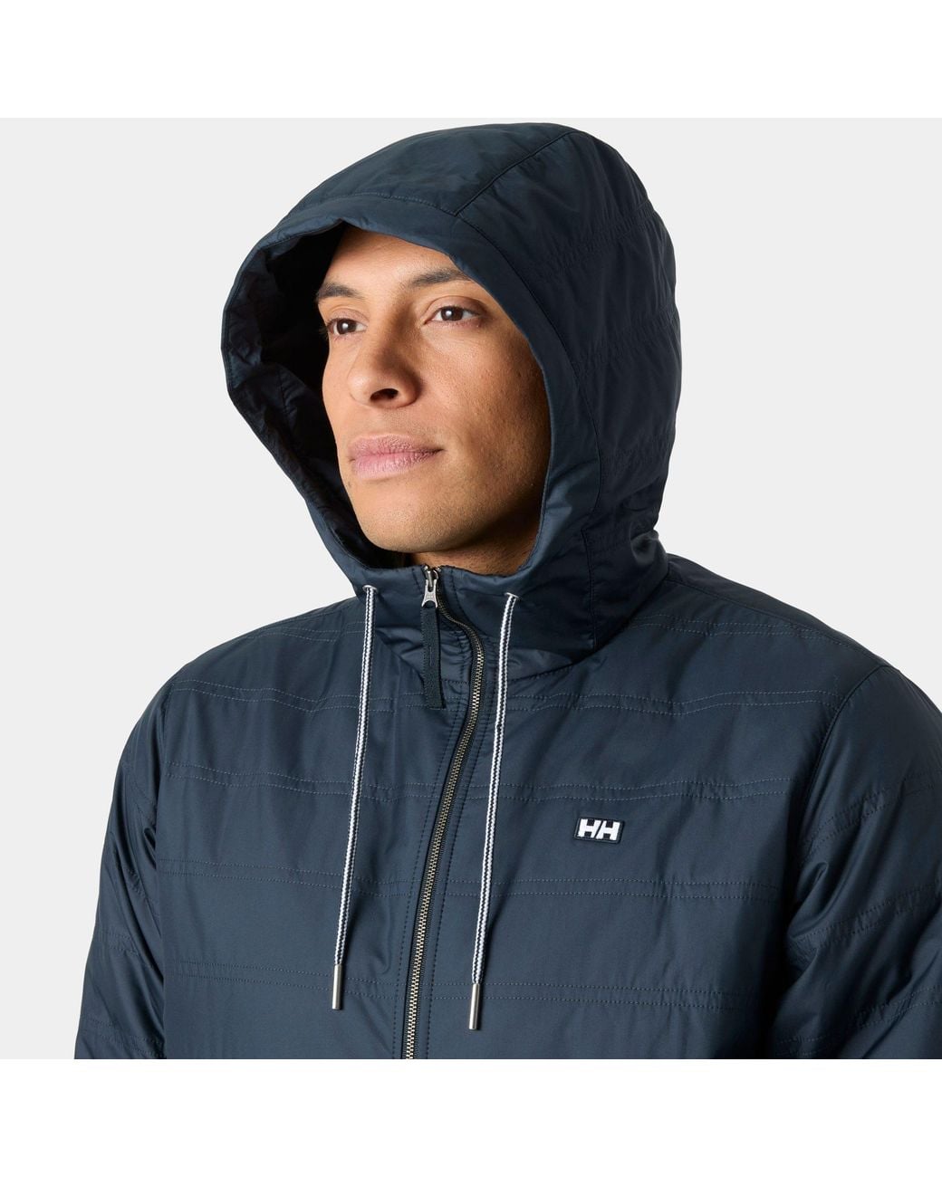 Helly Hansen Blue Koster Hybrid Full-Zip Hoodie for men