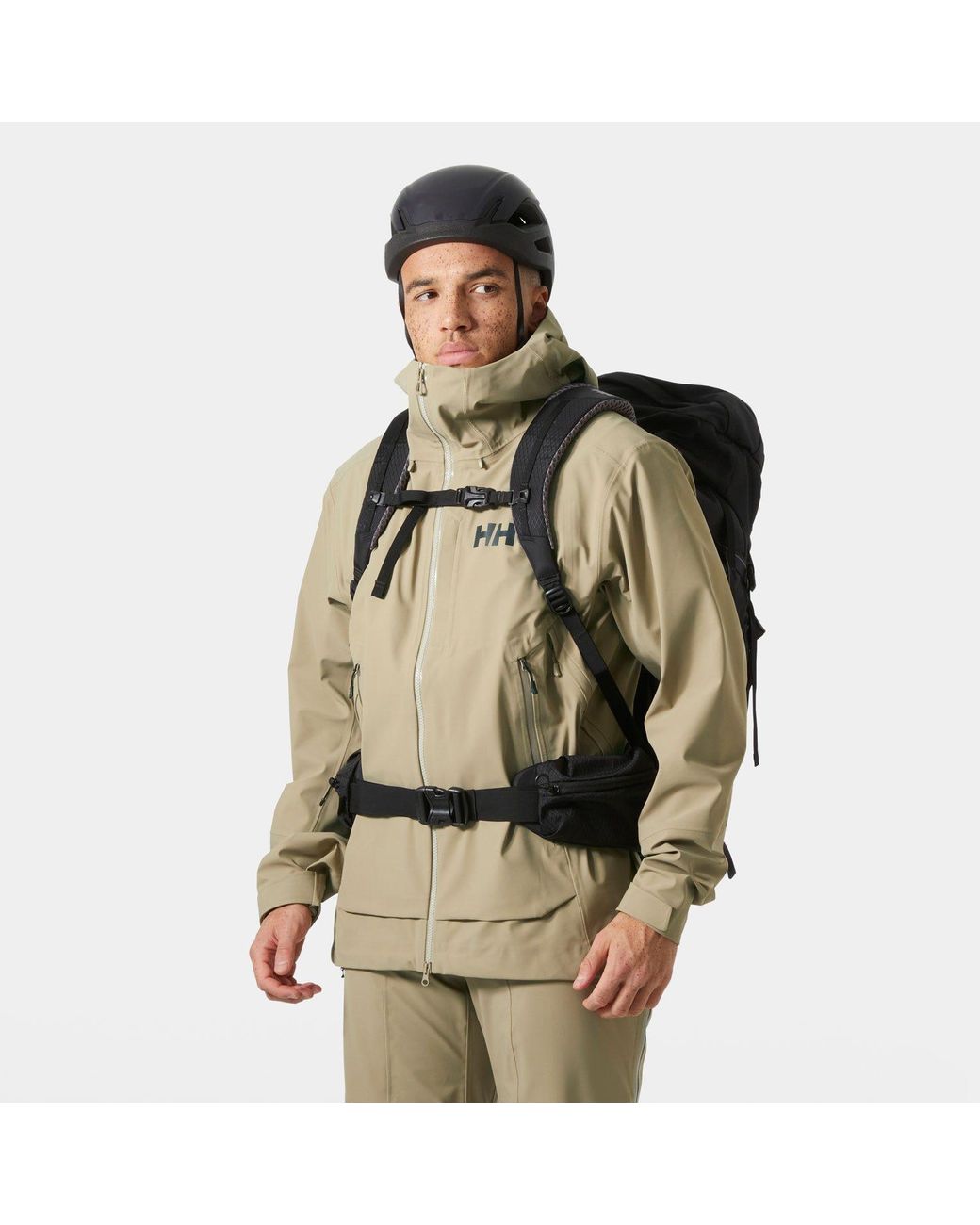 Helly Hansen Green Verglas Backcountry Ski Shell Jacket for men