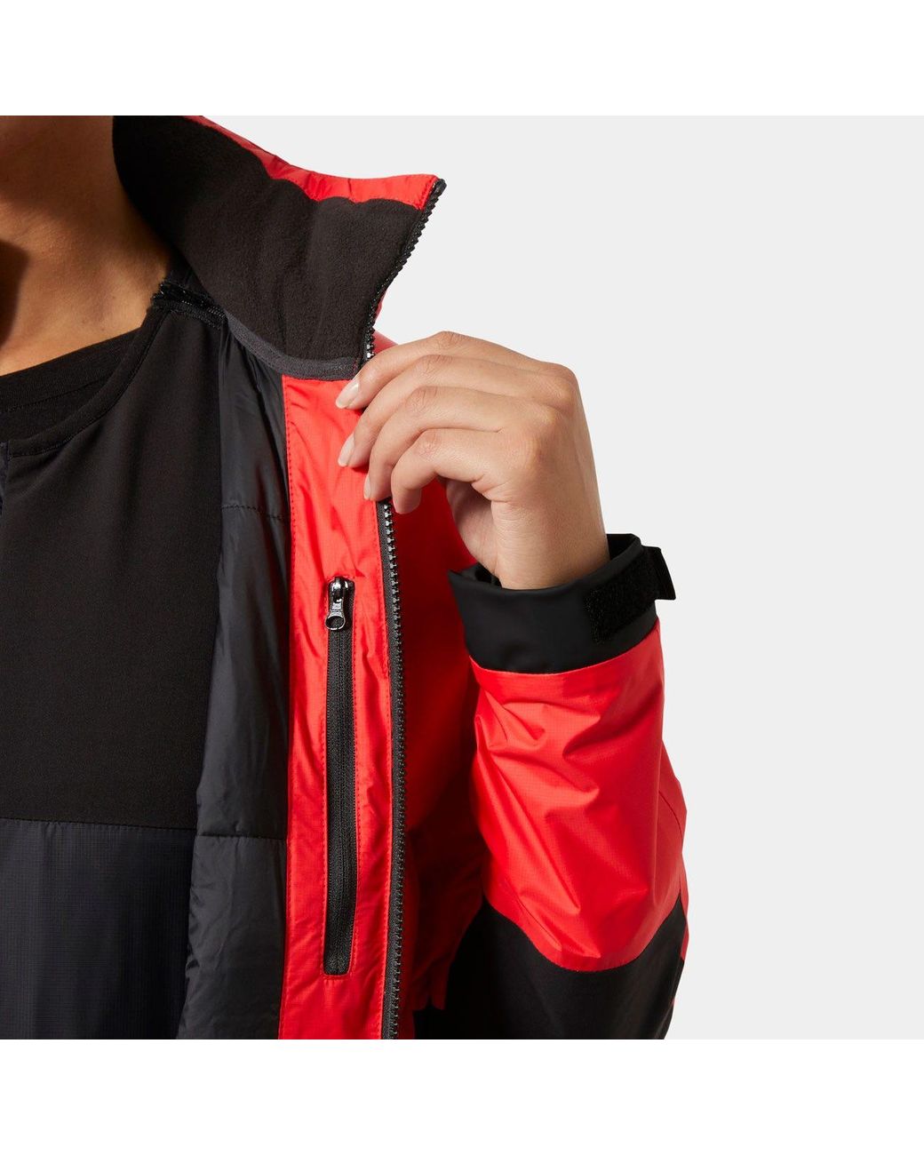 Helly Hansen Red Aegir Midlayer Jacket