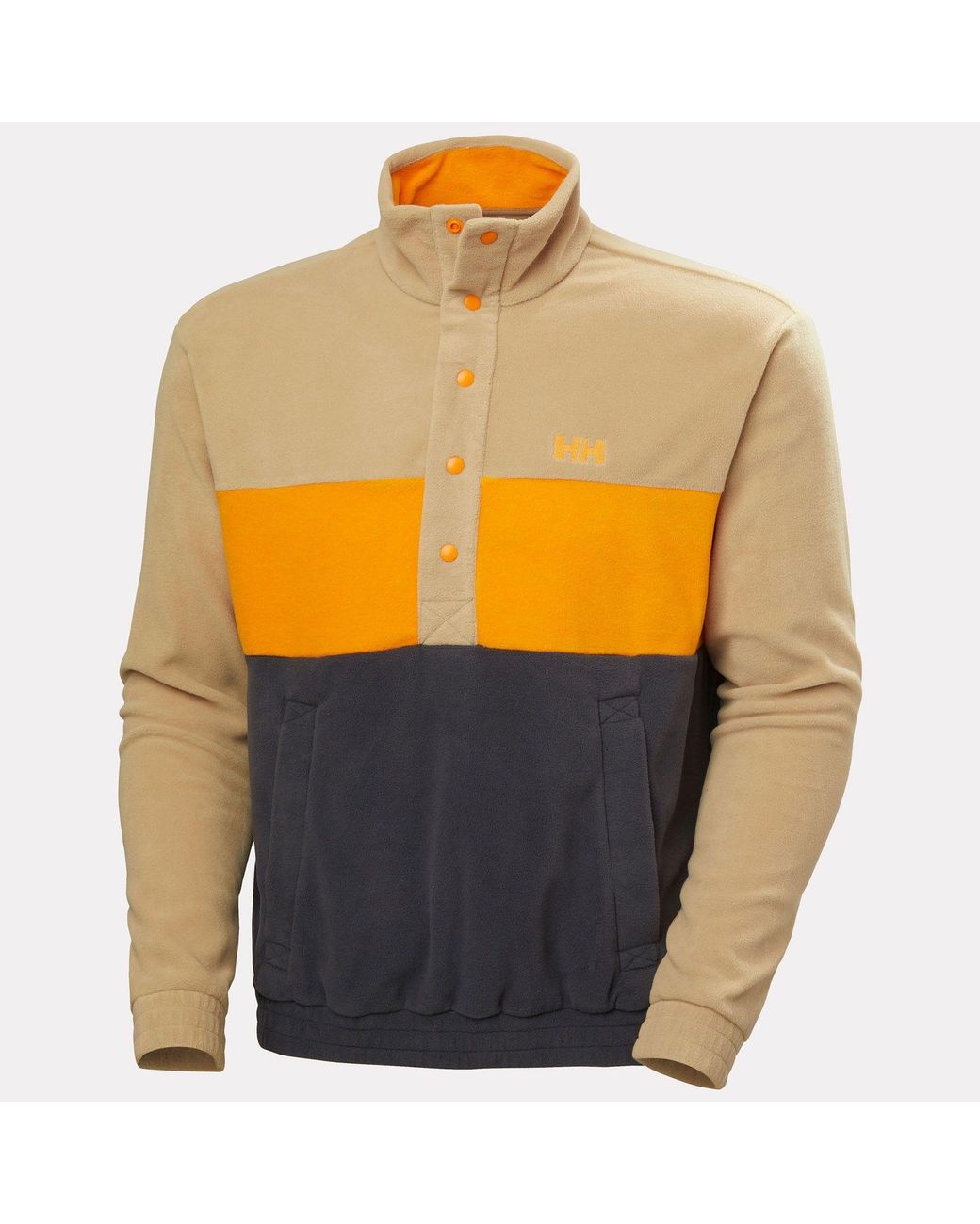 Helly Hansen Gray Daybreaker Hugg Snap Fleece for men