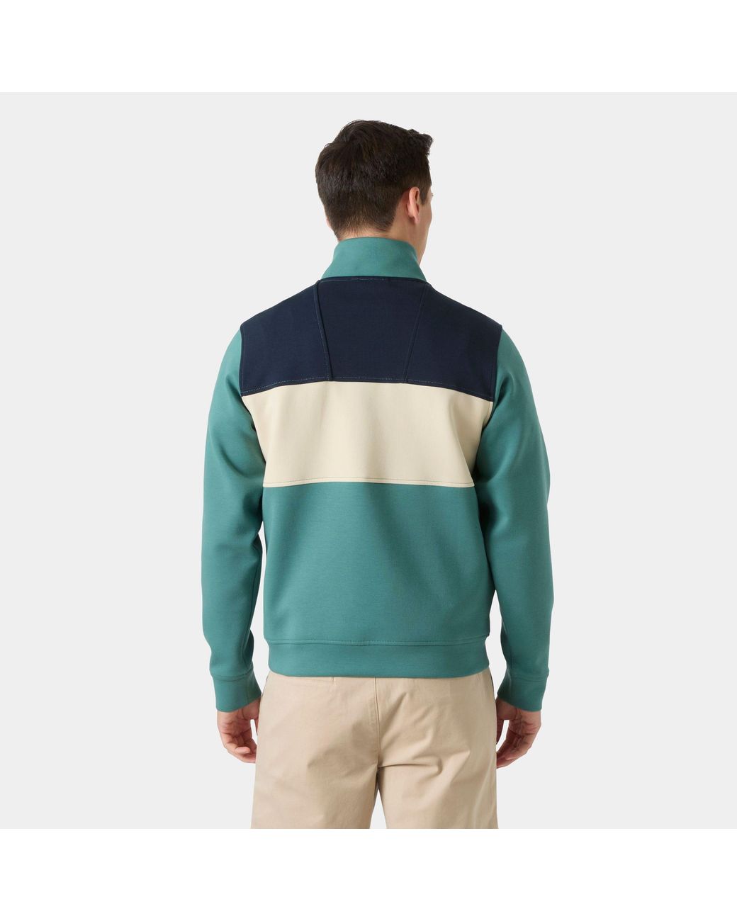 Helly Hansen Green Koster Sweat Half-Zip for men