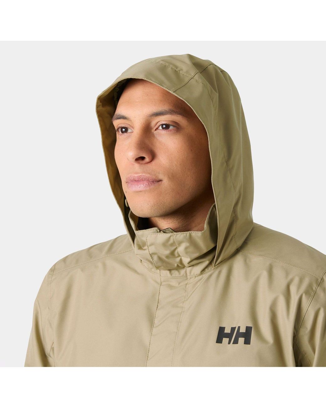 Helly Hansen Green Dubliner Shell Rain Jacket for men