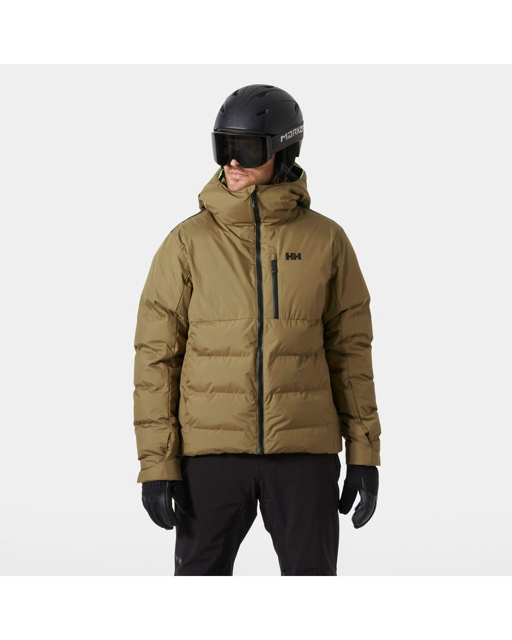 Helly Hansen Green Kvitfjell Race Puffy Ski Jacket for men