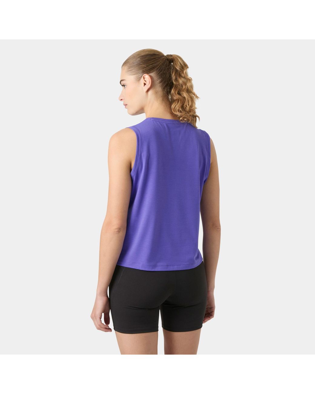 Helly Hansen Purple Skog Graphic Tank Top