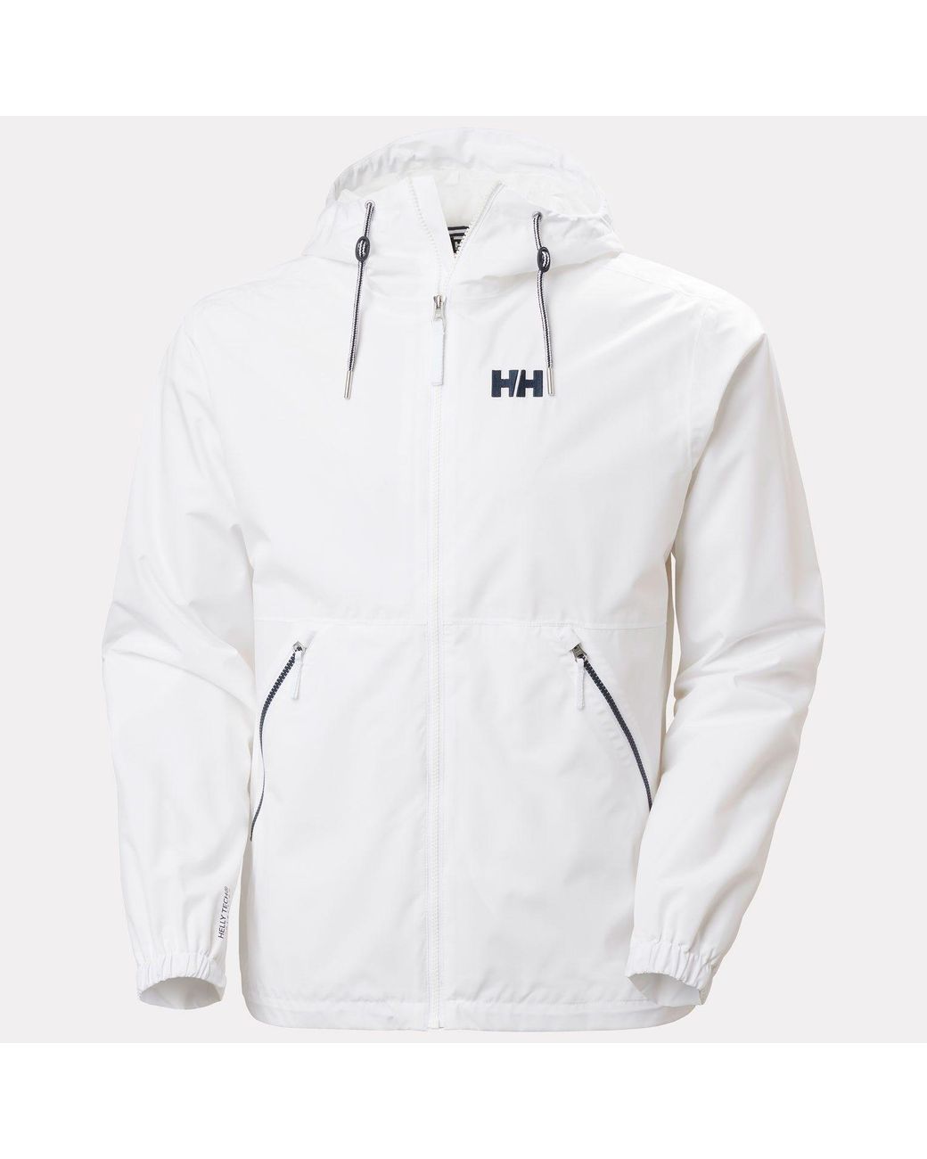 Helly Hansen White Sandoy Rain Jacket for men
