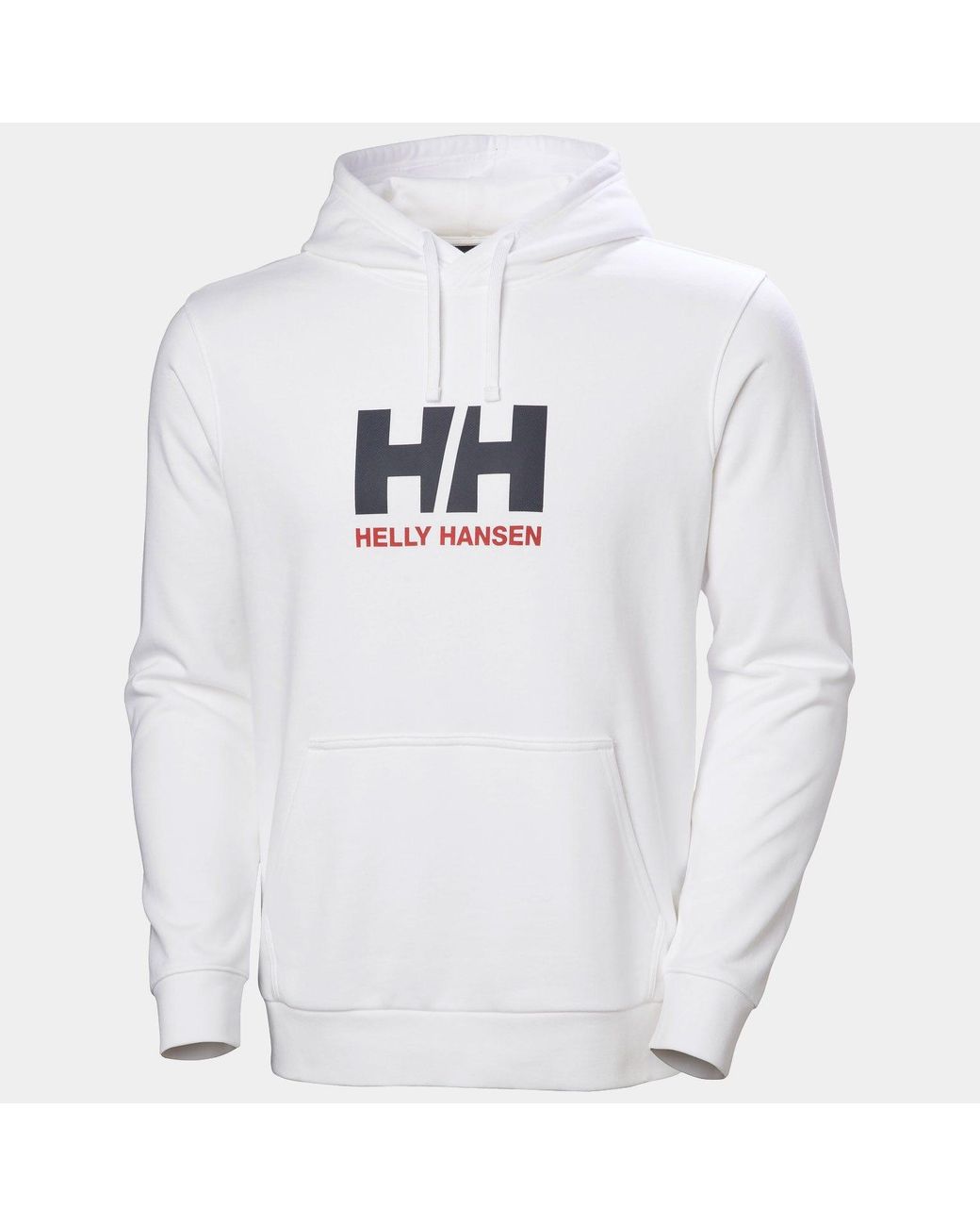 Hh Logo Felpa Con Cappuccio Bianco di Helly Hansen in White da Uomo