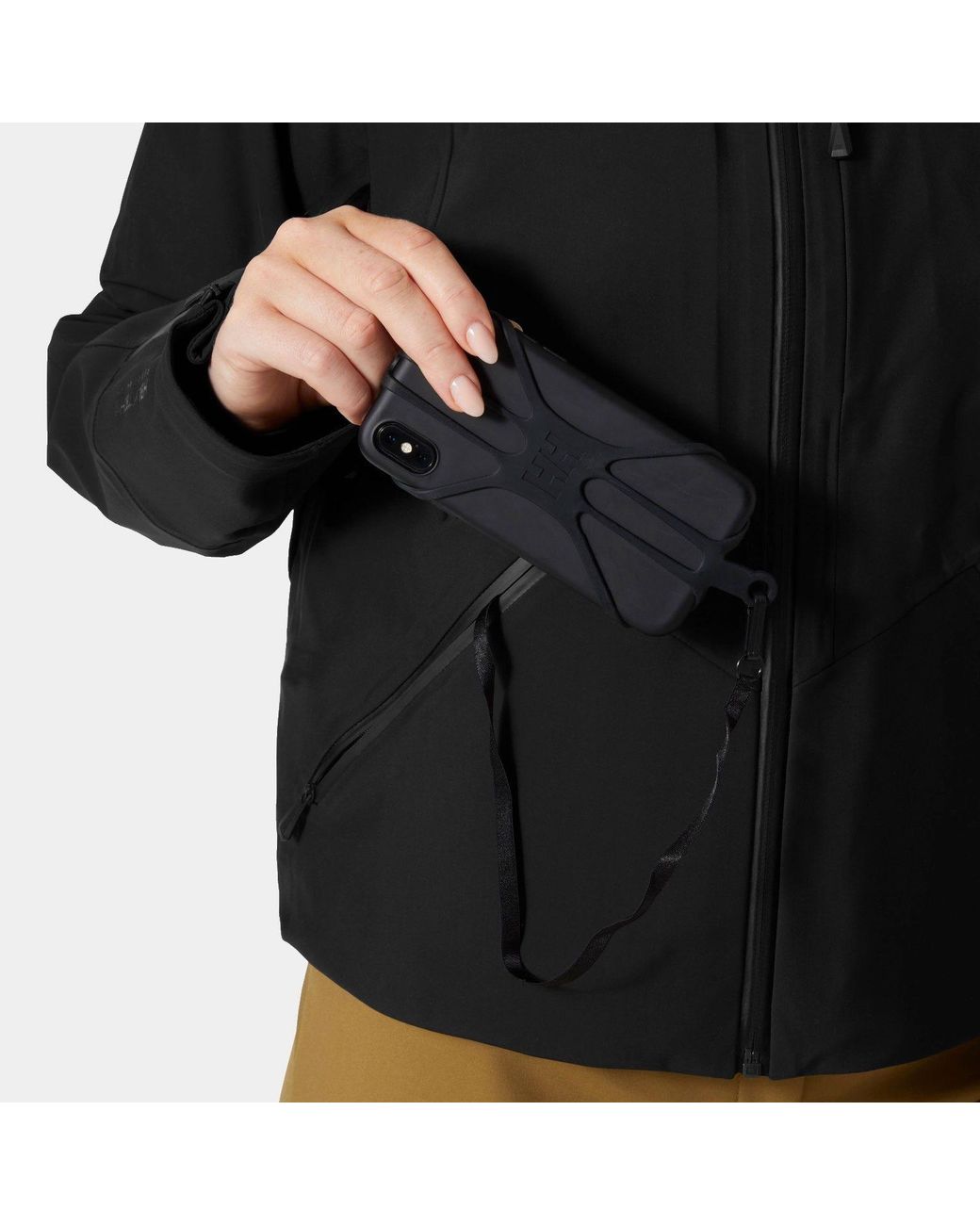 Helly Hansen Black Kvitfjell 3-In-1 Shell Ski Jacket