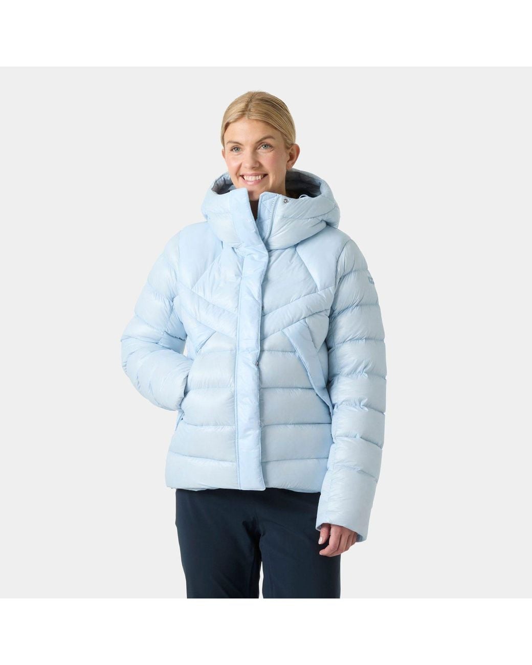 Helly Hansen Blue Winter Bliss Down Jacket Damen