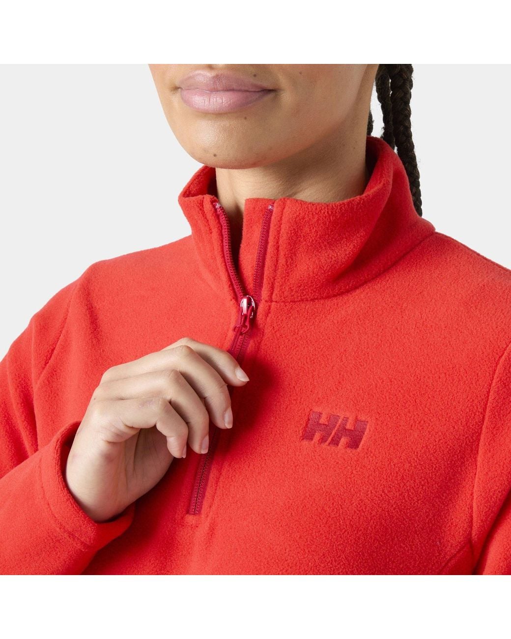 Helly Hansen Red Daybreaker Half-Zip Fleece