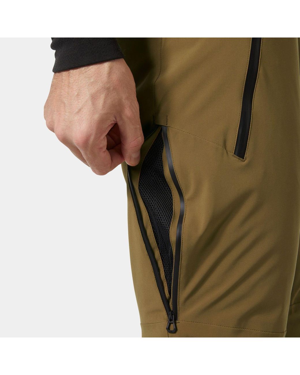 Alpha Lifaloft Insulated Ski Pants Marrone di Helly Hansen in Green
