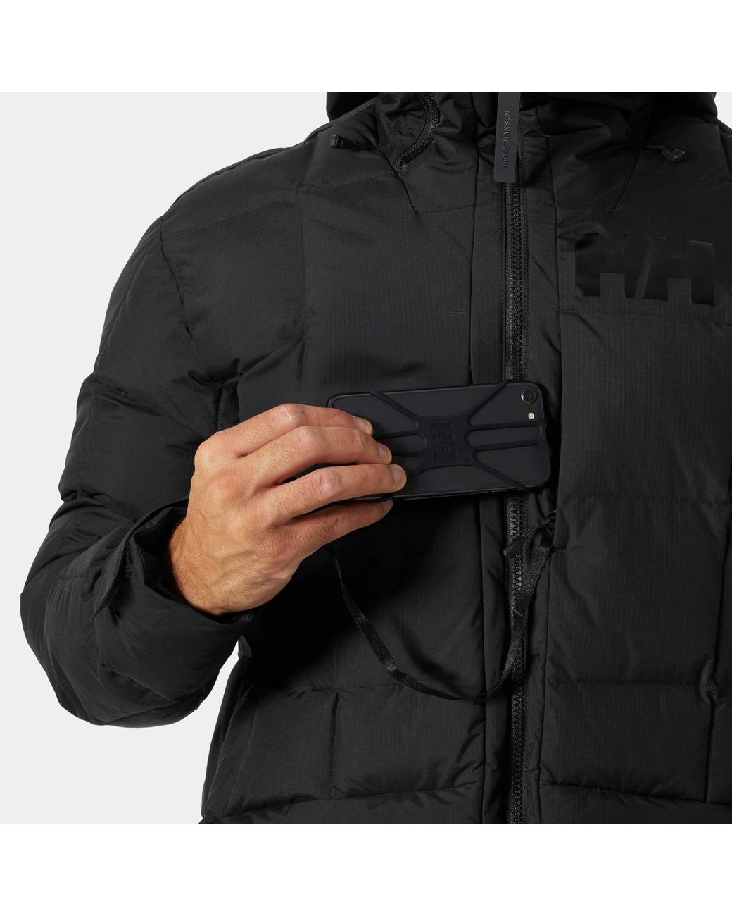 Helly Hansen Black Emiko Ridable Puffy Jacket for men