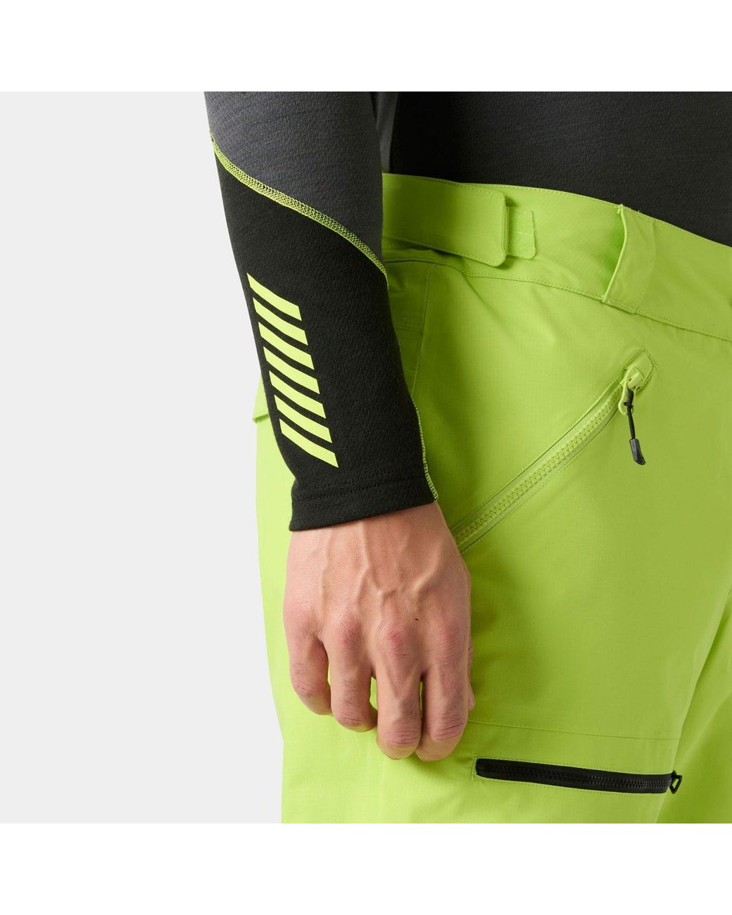 Helly Hansen Green Lifa Merino Midweight Half-Zip Base Layer for men