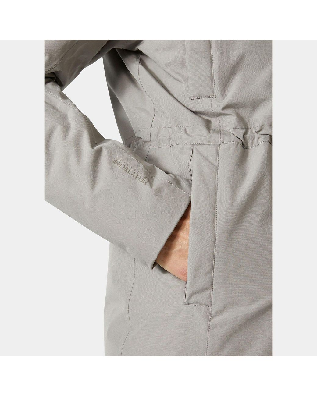 Helly Hansen Gray Senja Parka (Terrazzo) Clothing