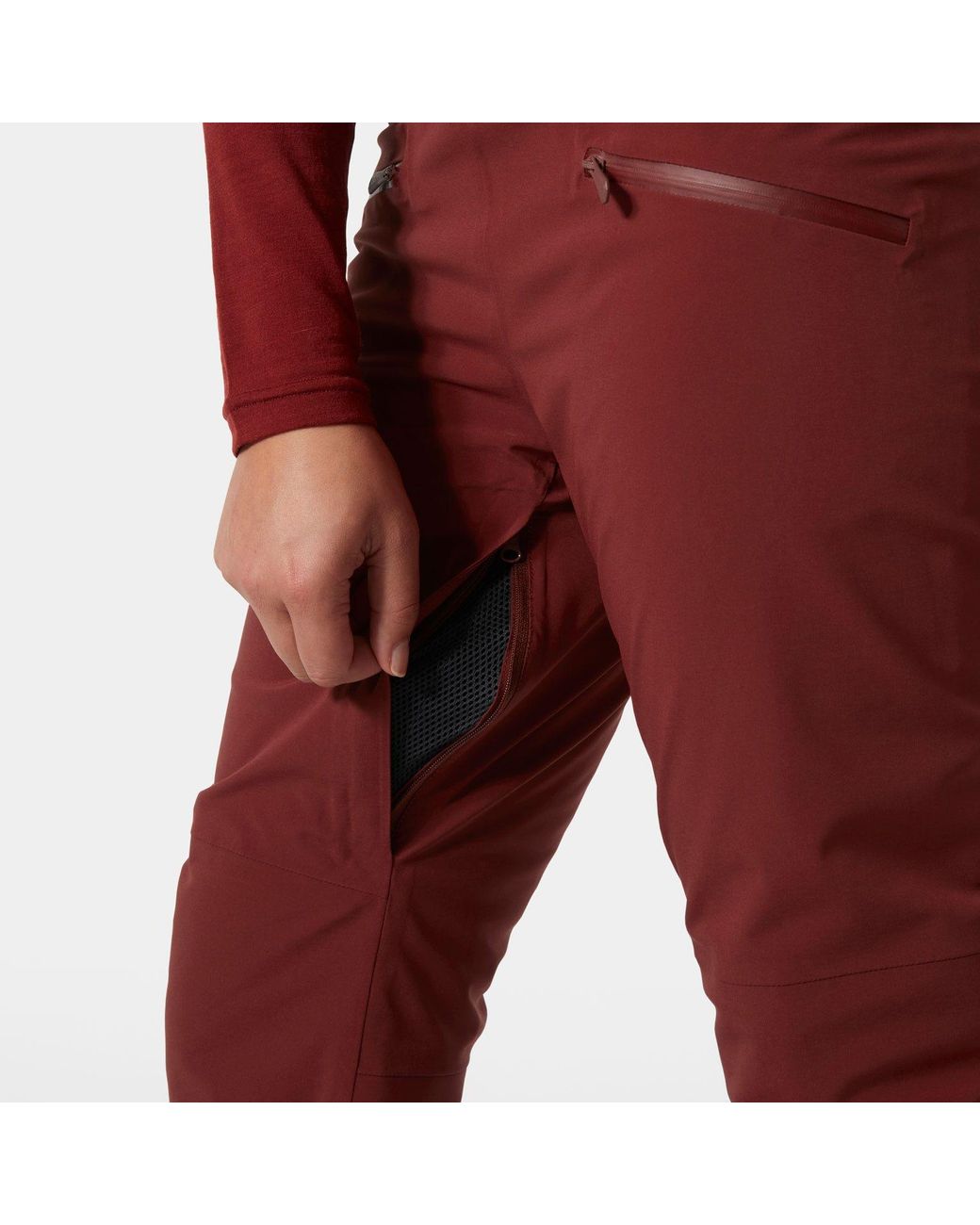 Helly Hansen Red Alphelia High Waist Insulated Pants for men