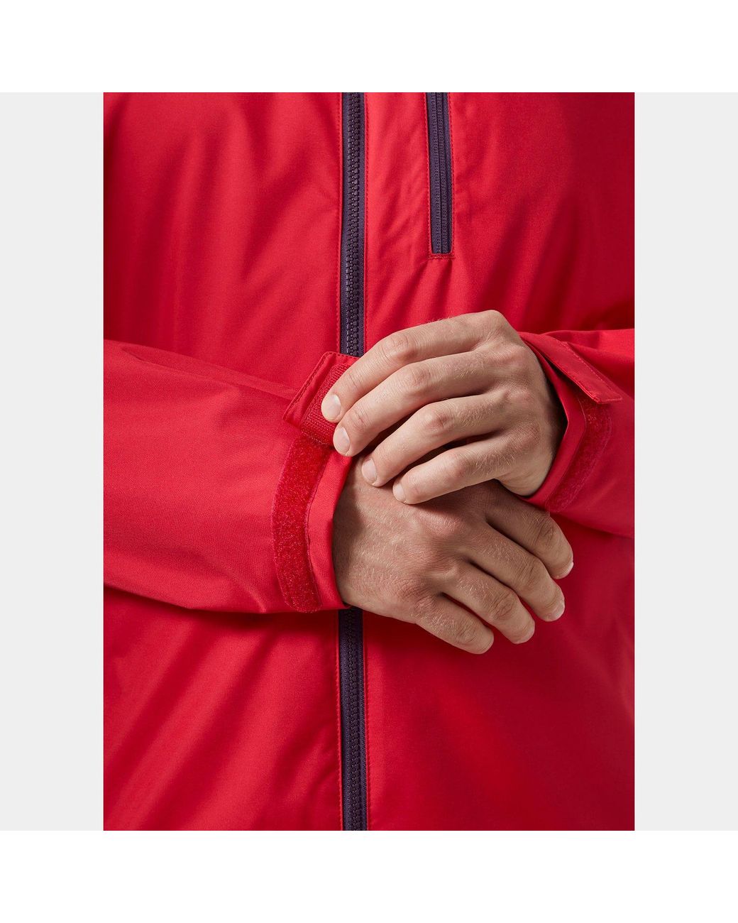 Helly Hansen Red Crew Hooded Midlayer Jacket 2.0 for men