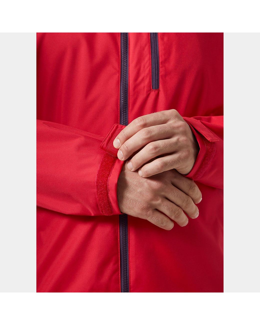 Helly Hansen Red Crew Hooded Midlayer Jacket 2.0 for men