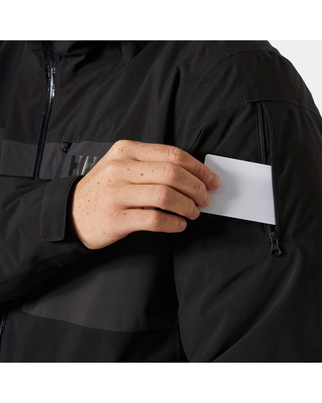 Helly Hansen Black Gravity Insulated Ski Jacket for men