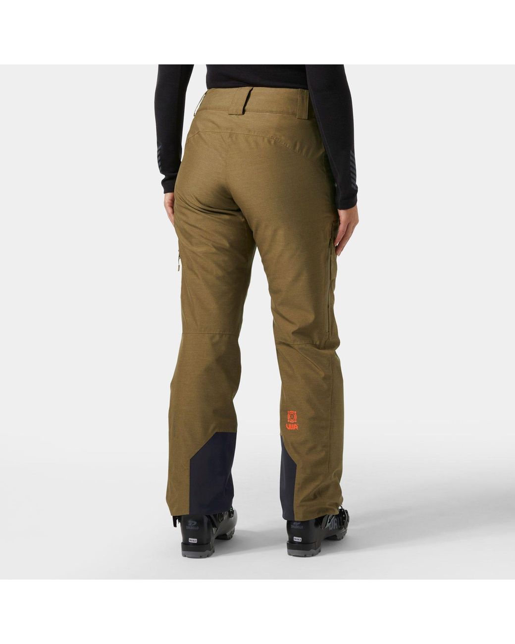 Helly Hansen Green Powderqueen Ski Trousers for men