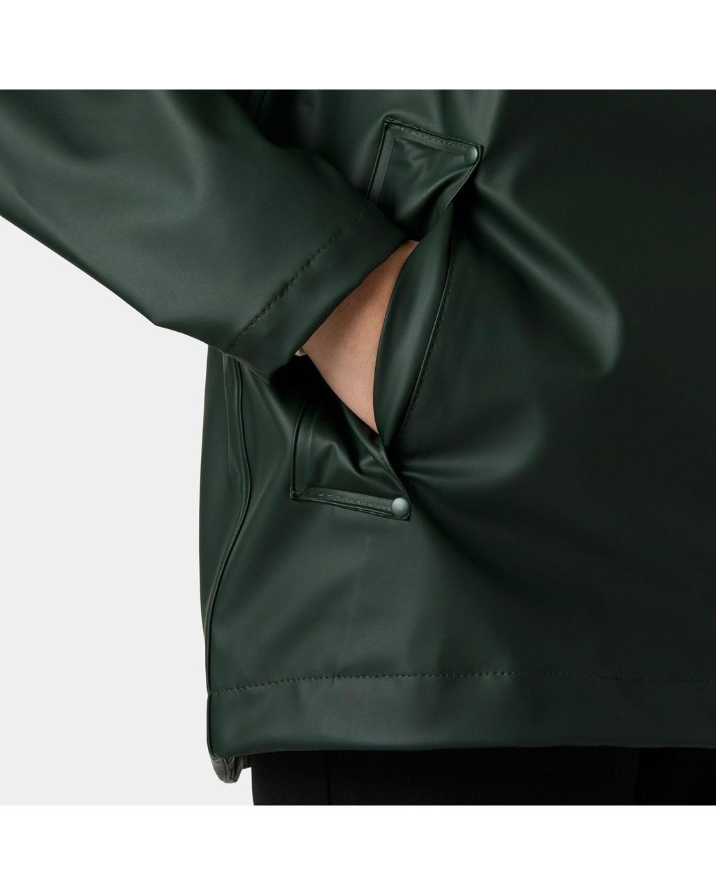 Helly Hansen Green Moss Iconic Waterproof Rain Jacket