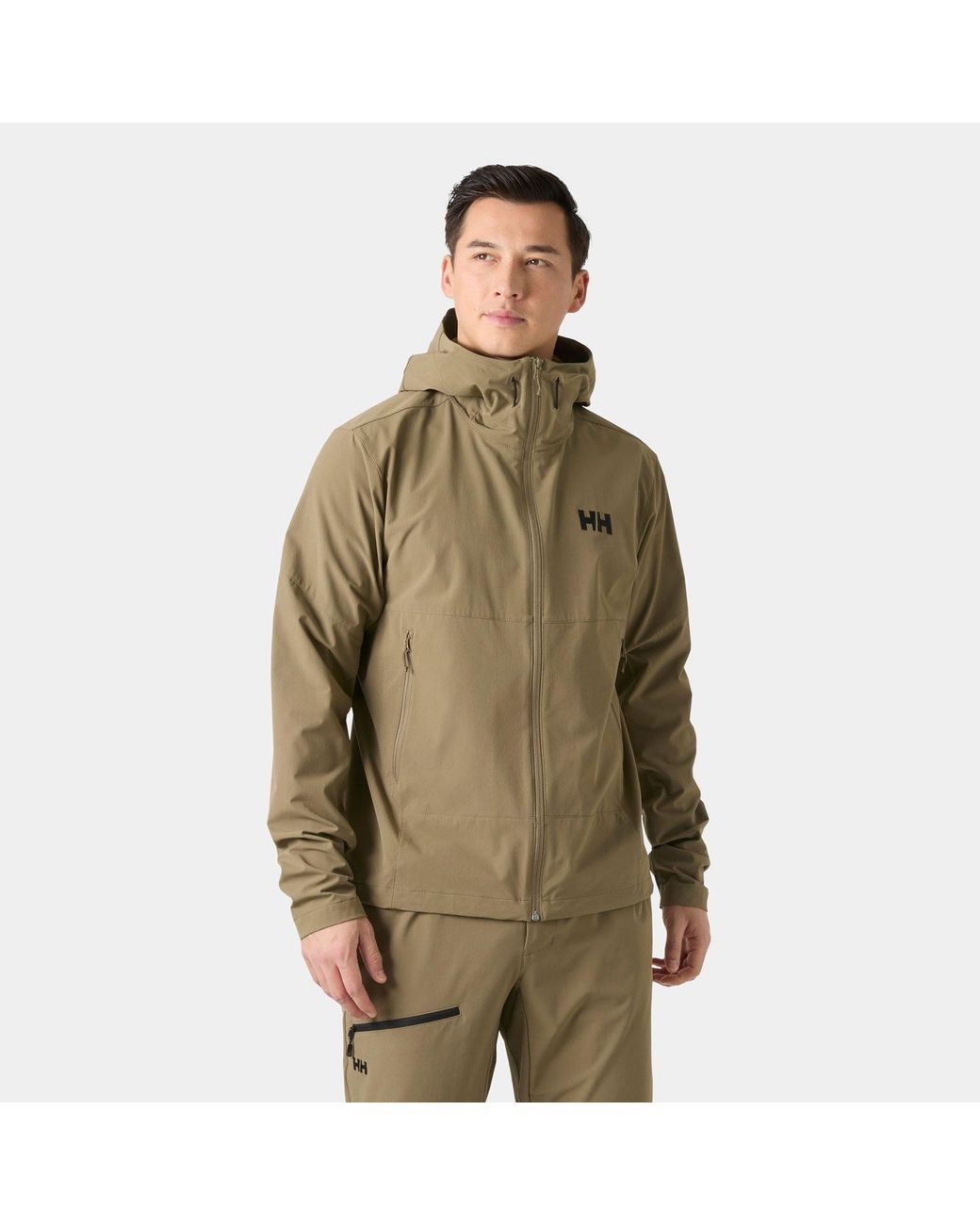 Blaze Hooded Softshell Giacca di Helly Hansen in Green da Uomo