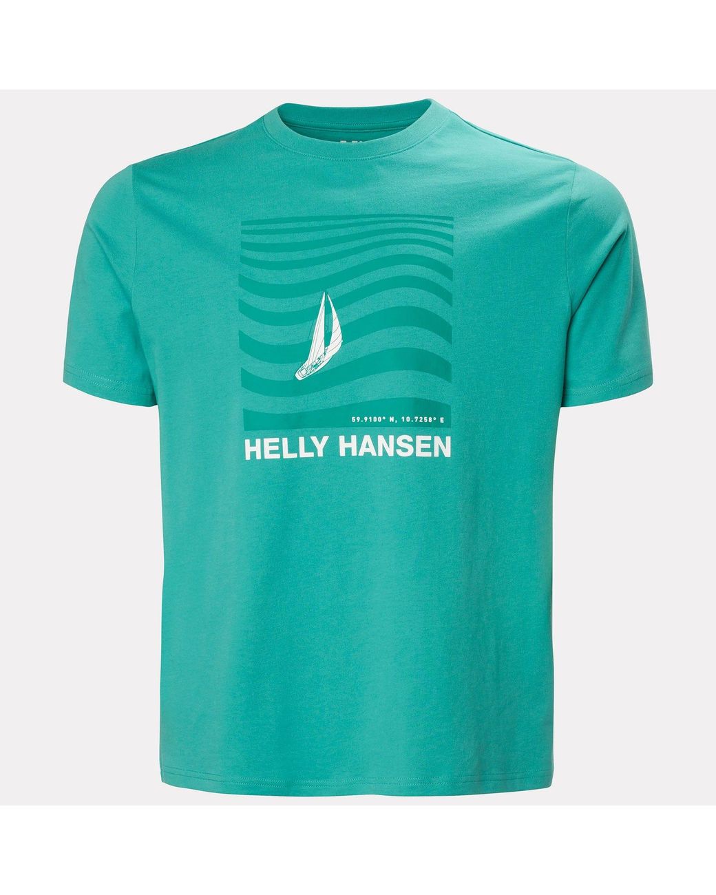 Helly Hansen Green Shoreline T-Shirt 3.0 for men