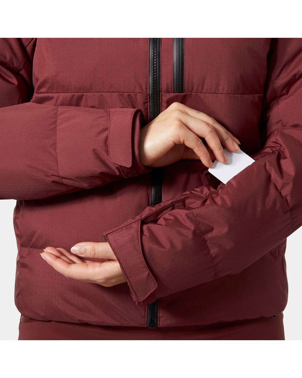 Helly Hansen Red Kvitfjell Race Puffy Ski Jacket