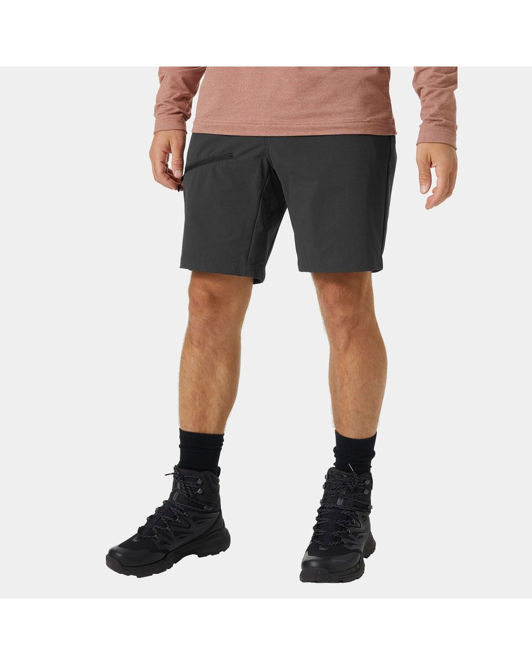 Helly Hansen Black Blaze Softshell Shorts for men