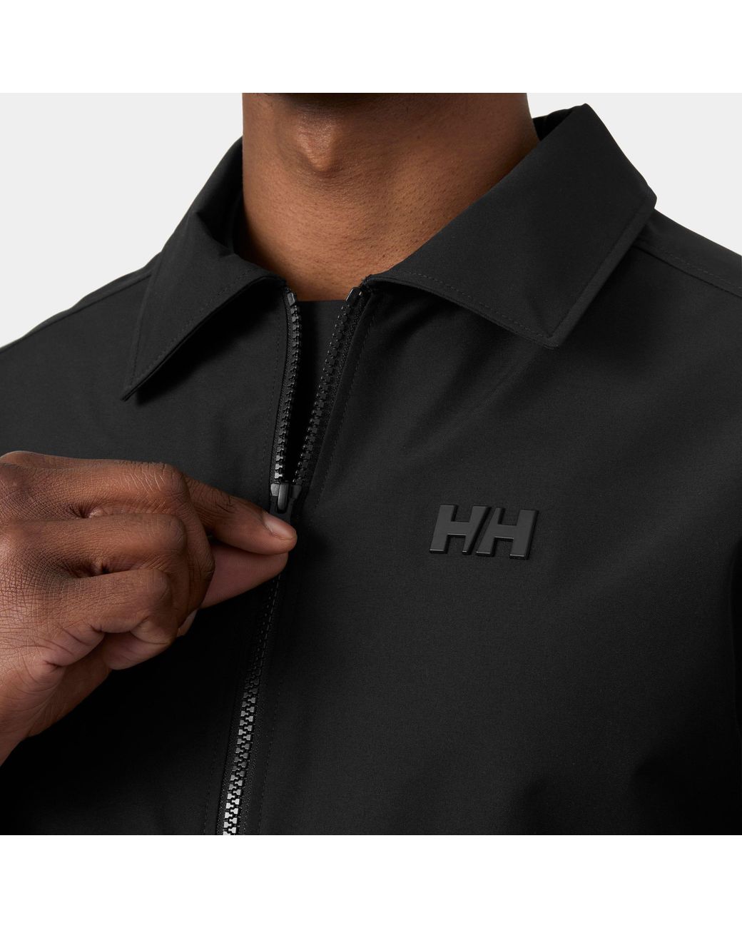 Helly Hansen Black City Coach Jacket for men