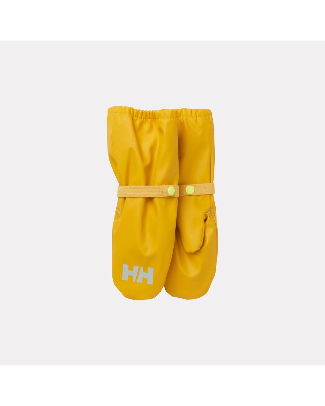 Helly Hansen Yellow Kids Bergen Fleece Pu Waterproof Mittens