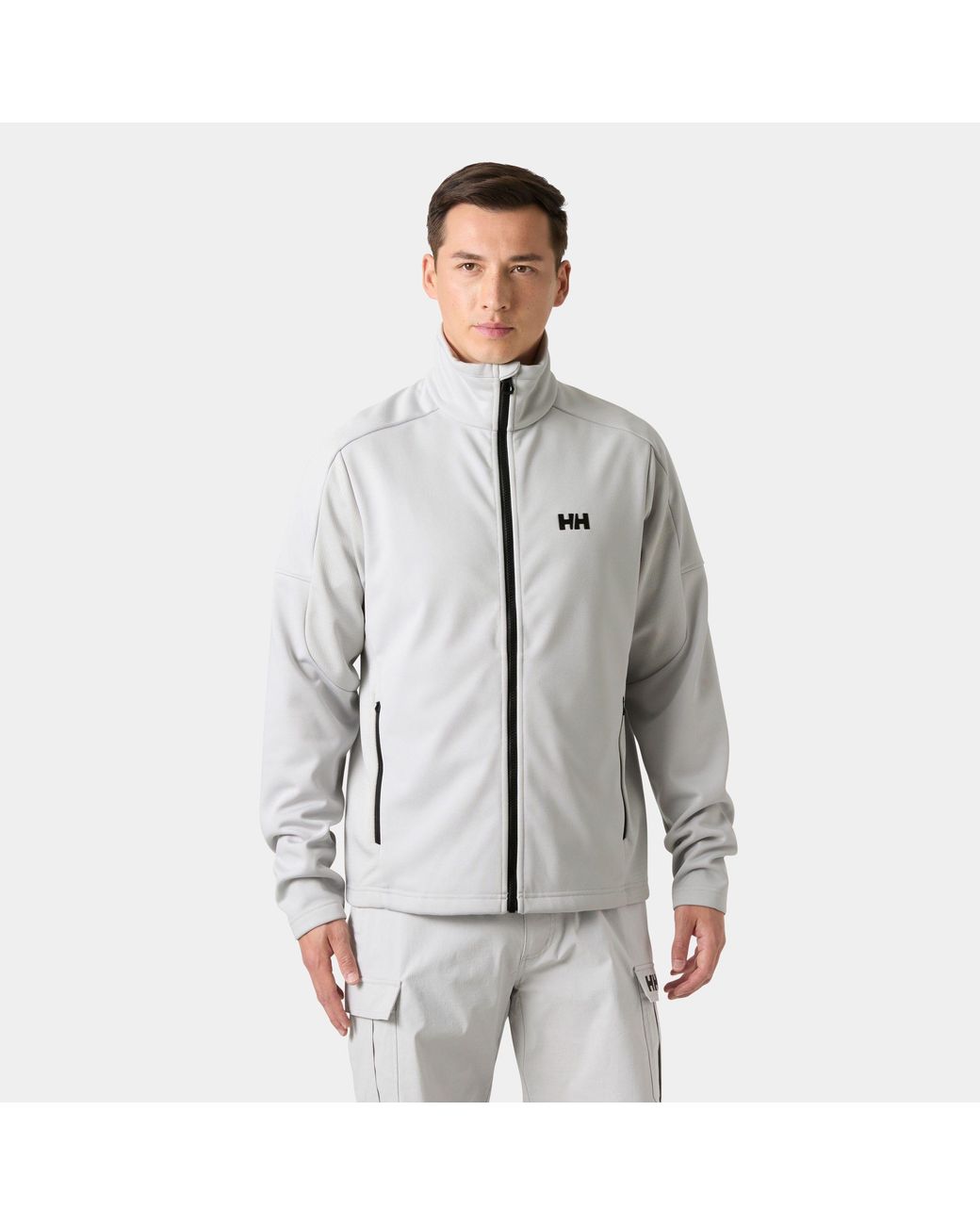 Helly Hansen Gray Hp Fleece Jacket for men