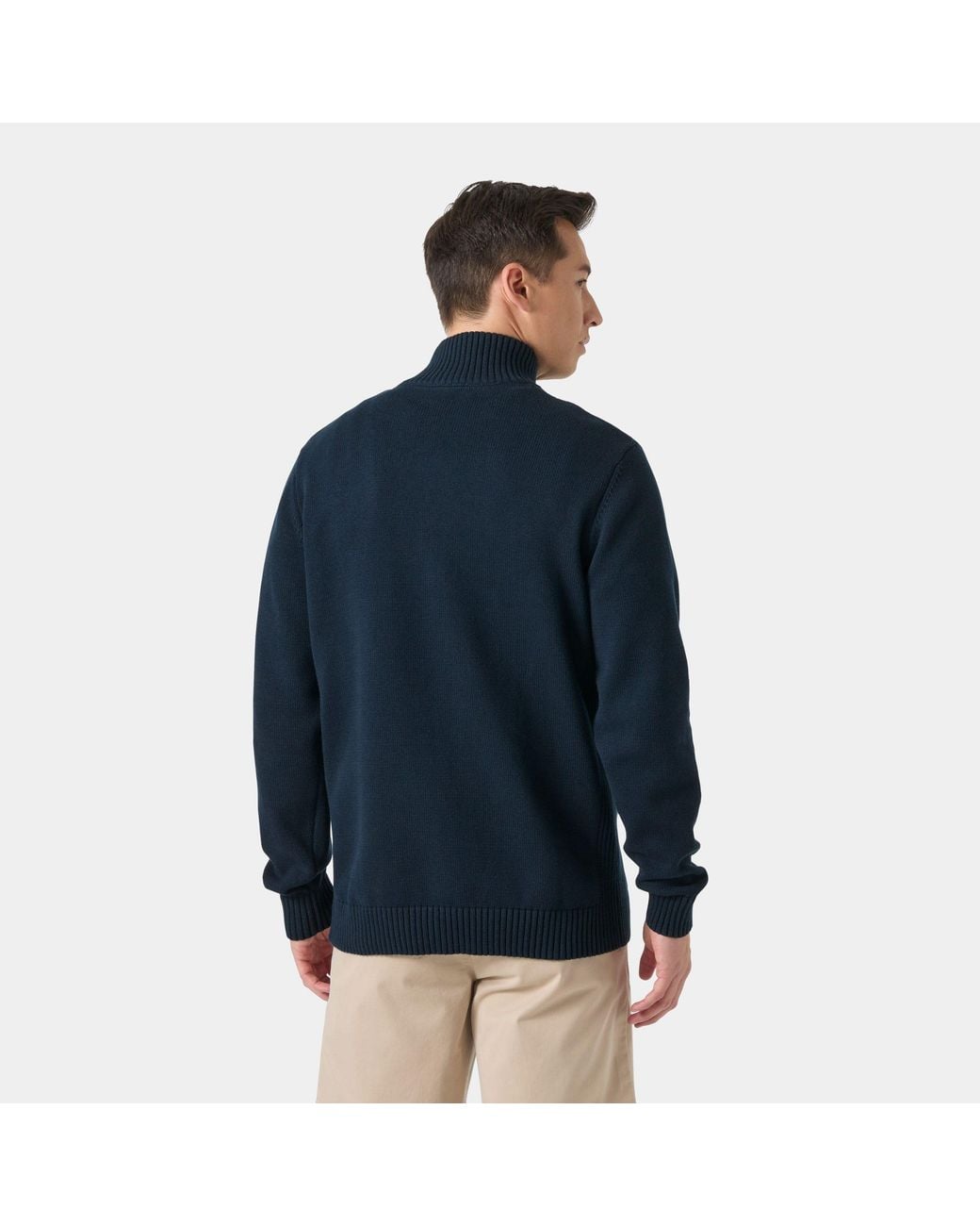 Helly Hansen Blue Smoegen Half-Zip Sweater for men