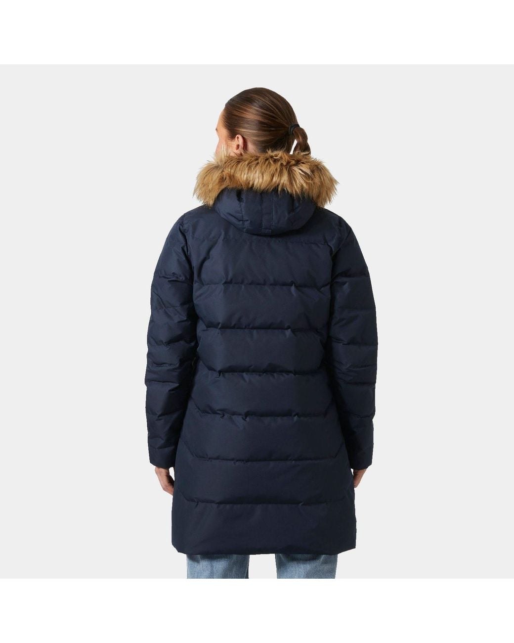 Helly Hansen Blue Aden Down Long Parka