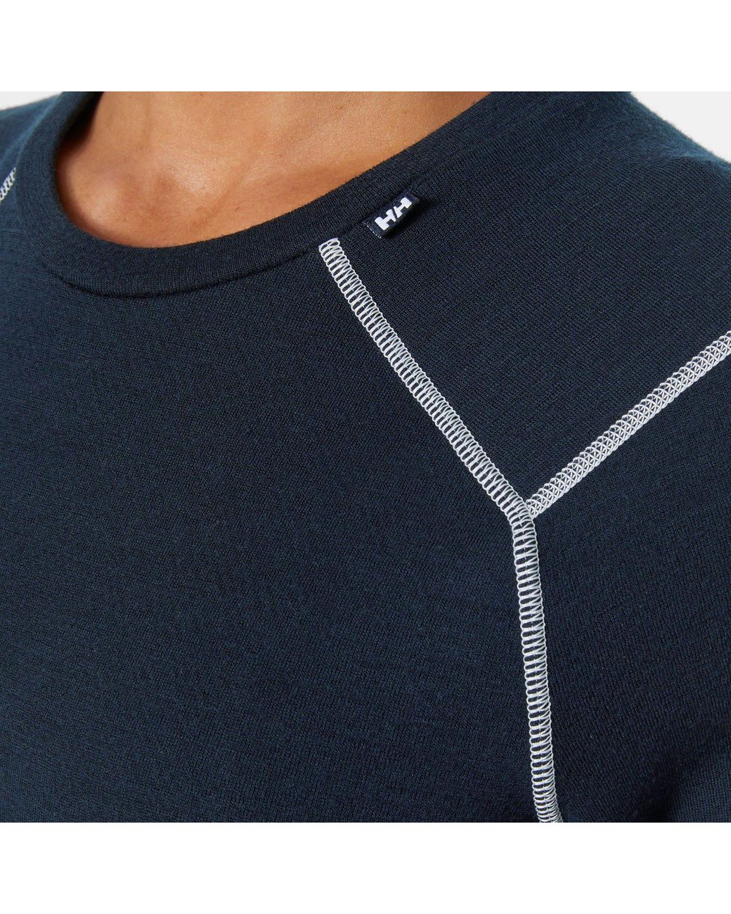 Helly Hansen Blue Lifa Merino Midweight Crew Clothing 1, Wool