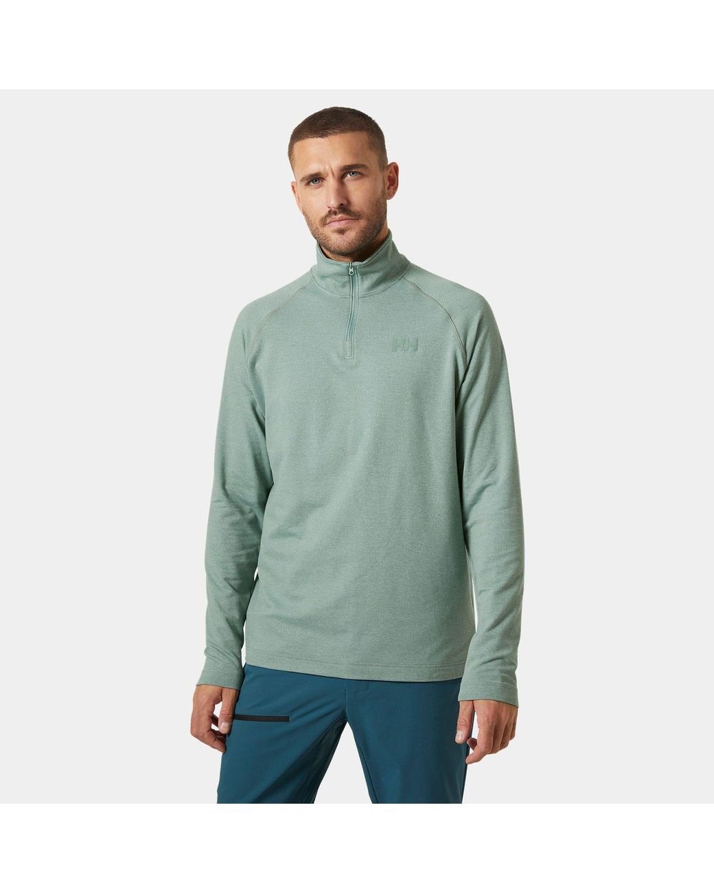 Helly Hansen Verglas 1/2 Zip Lightweight Sweater Green for Men