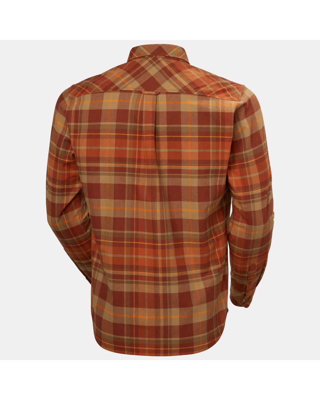 Helly Hansen Brown Classic Check Long Sleaves Flannel Shirt for men