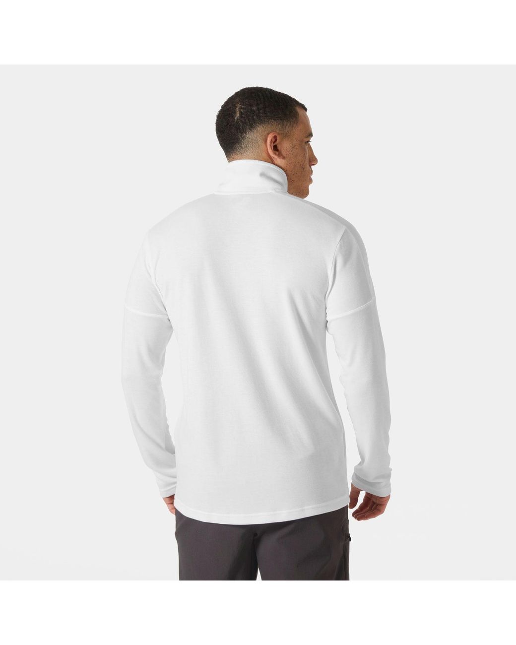 Helly Hansen White Hp Half-Zip Pullover 2.0 for men