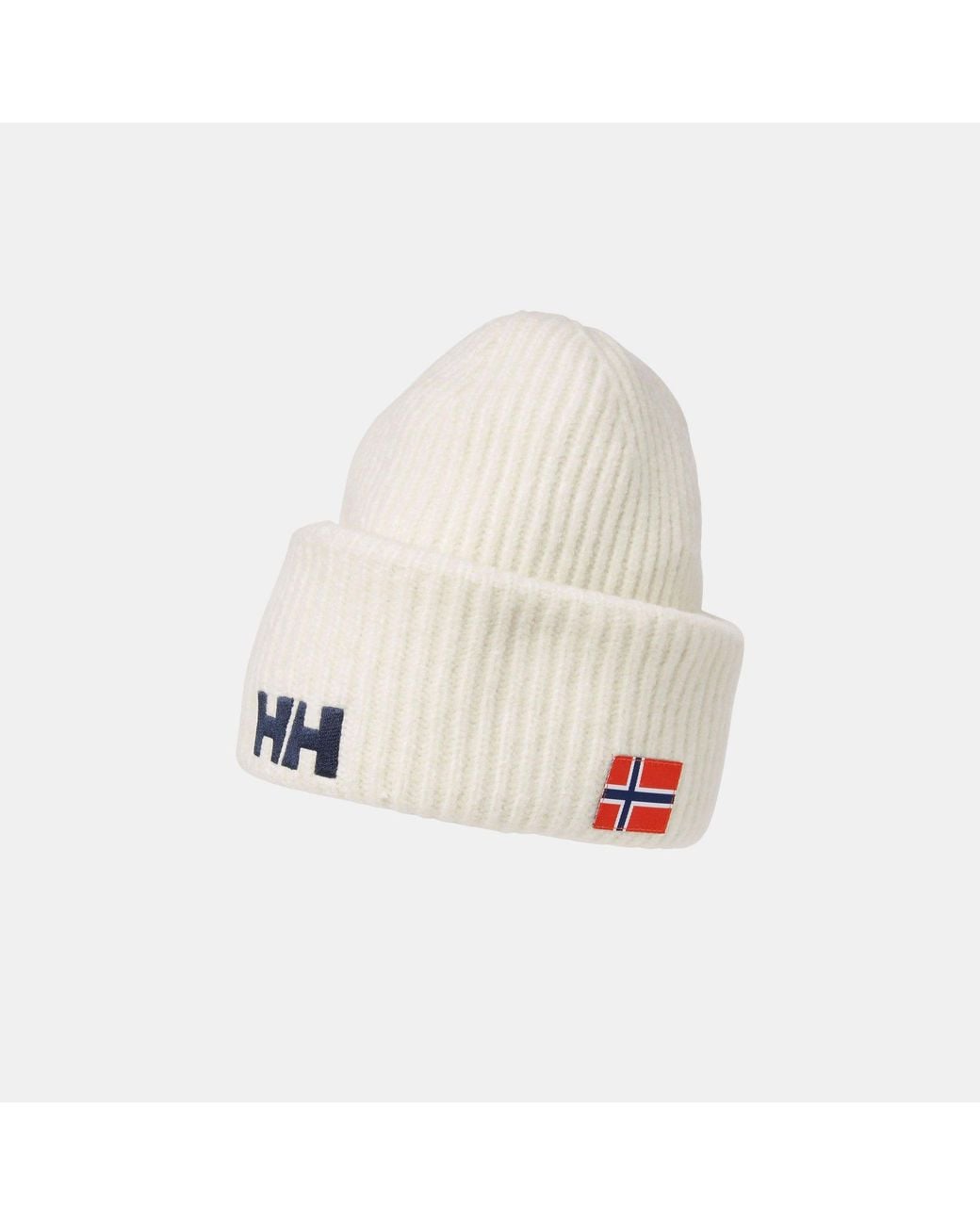 Helly Hansen White Soft Rib Beanie