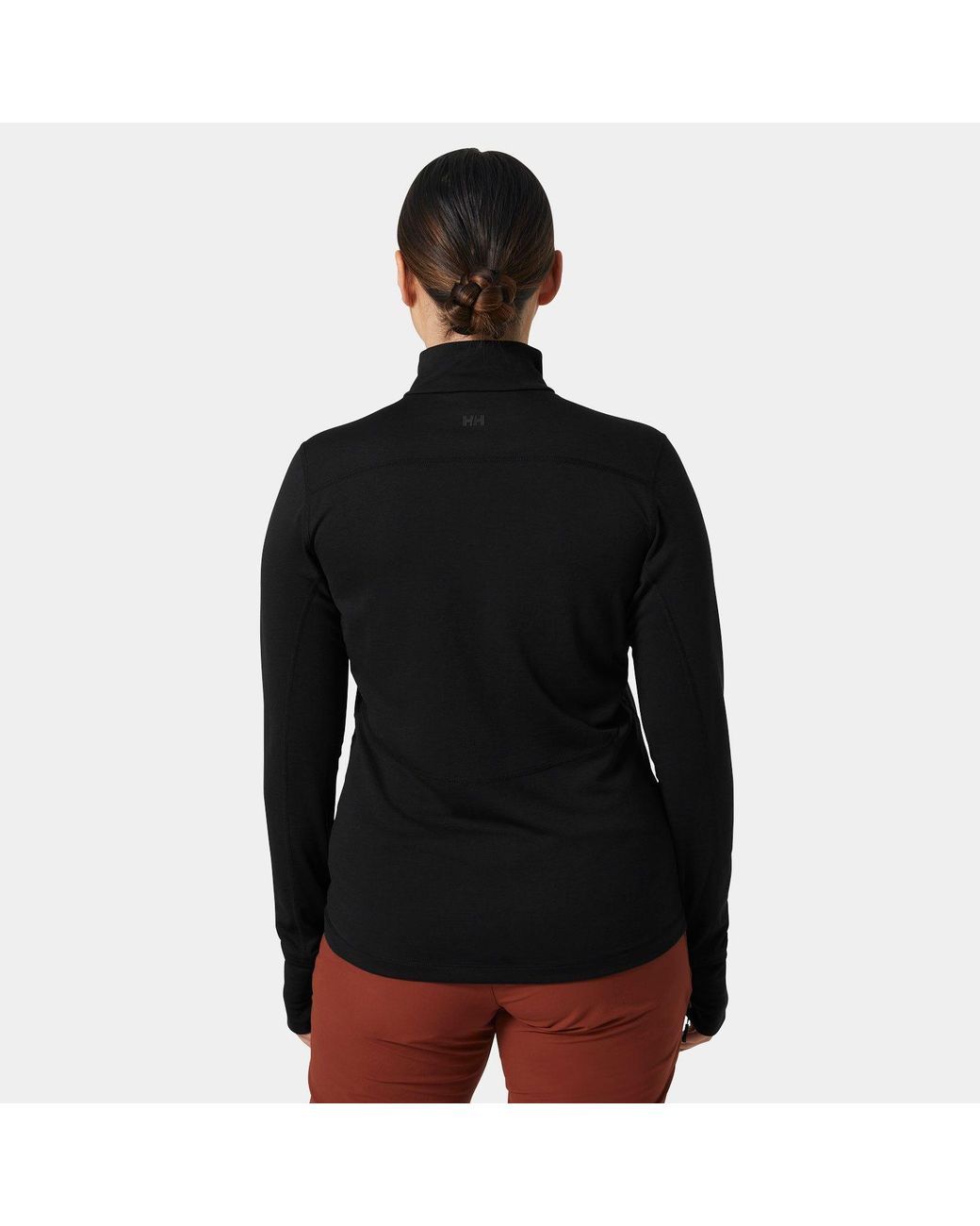 Helly Hansen Black Lifa Tech Lite Half-Zip T-Shirt