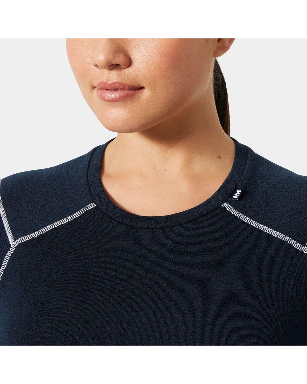 Helly Hansen Blue Lifa Merino Midweight Crew Clothing 1, Wool