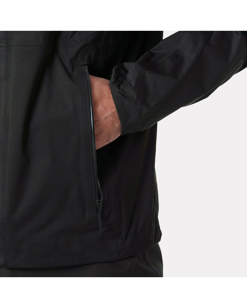 Helly Hansen Black Momentum 3-Layer Stretch Jacket for men