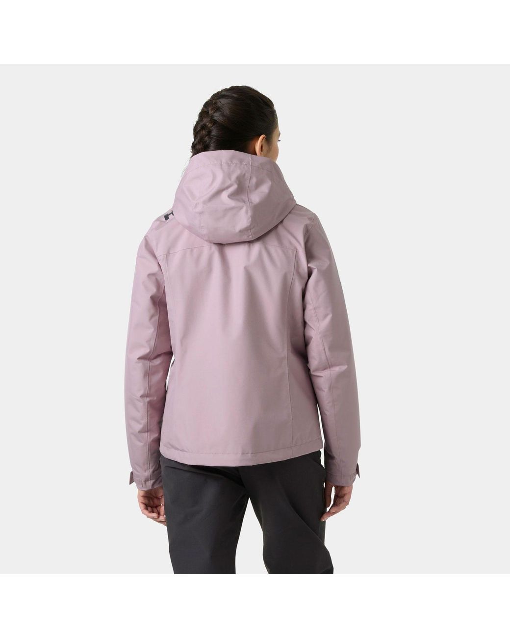 Helly Hansen Purple Crew Hooded Pile Jacket