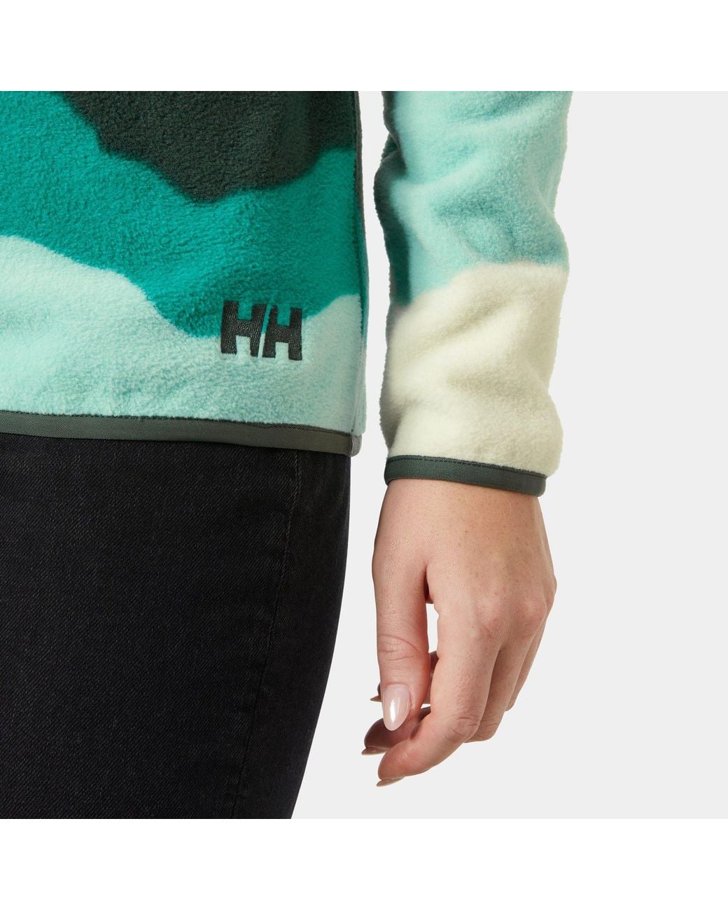 Helly Hansen Green Maridalen Printed Fleece