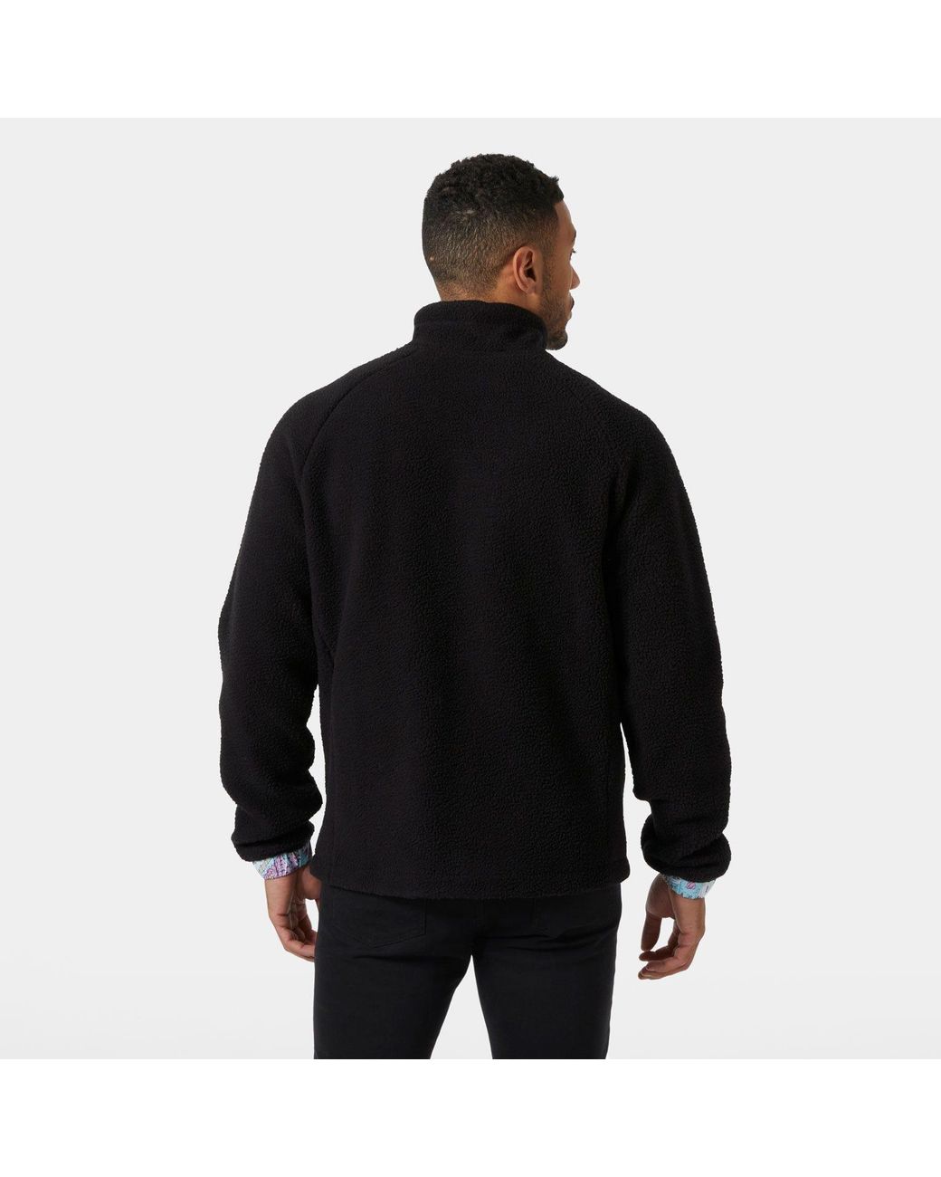 Helly Hansen Black Panorama Pile Snap for men