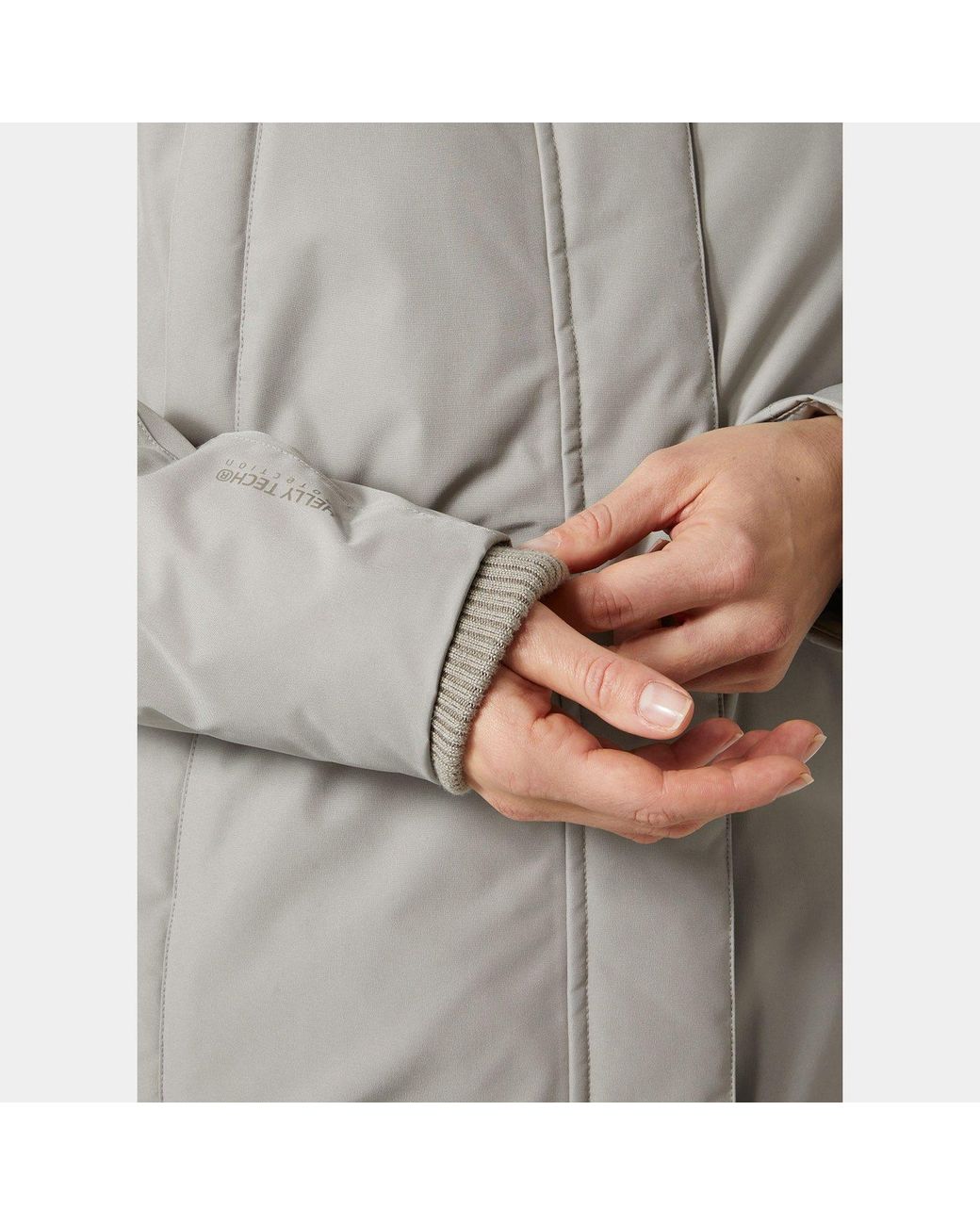 Helly Hansen Gray Senja Parka (Terrazzo) Clothing