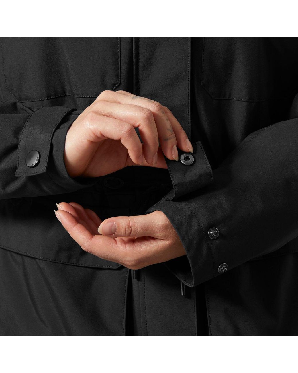 Helly Hansen Black Escape Insulated Parka