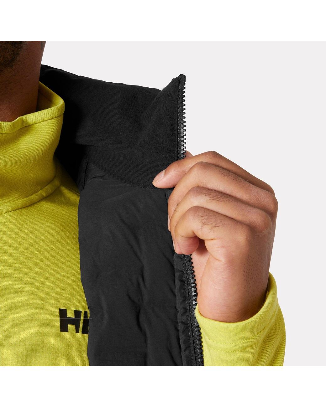 Helly Hansen Gray Hp Hybrid Stretch Insulator Vest for men