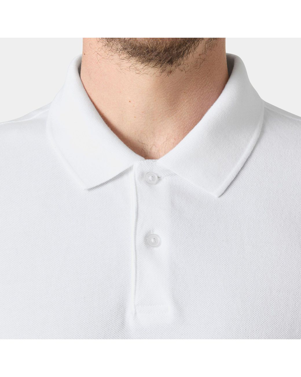 Helly Hansen Crew Polo Pique Herren in White für Herren