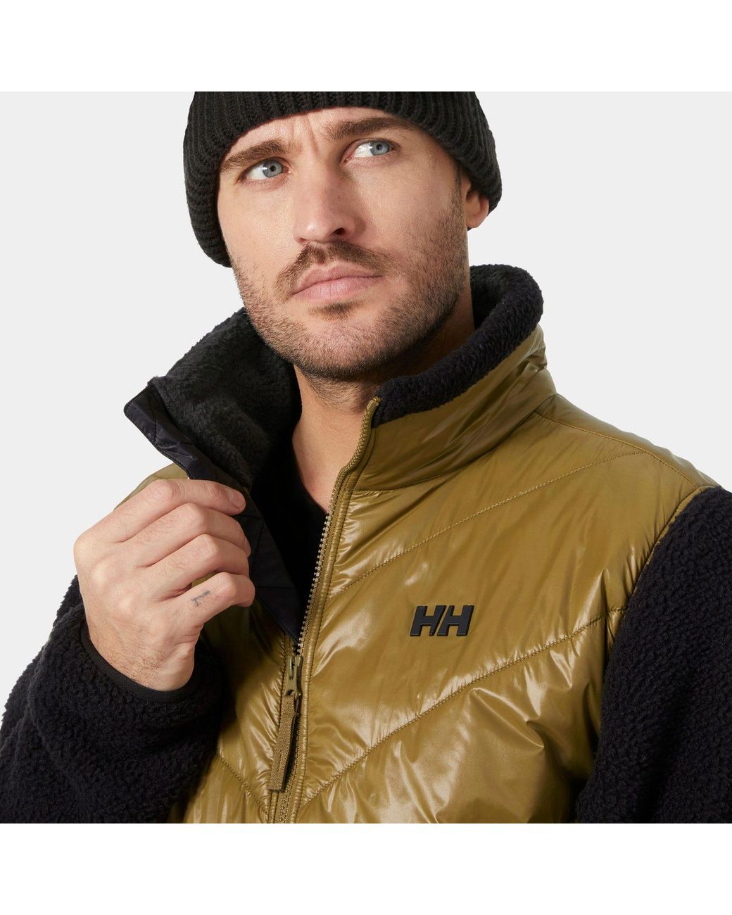 Helly Hansen Black Village Hybrid Jacket for men