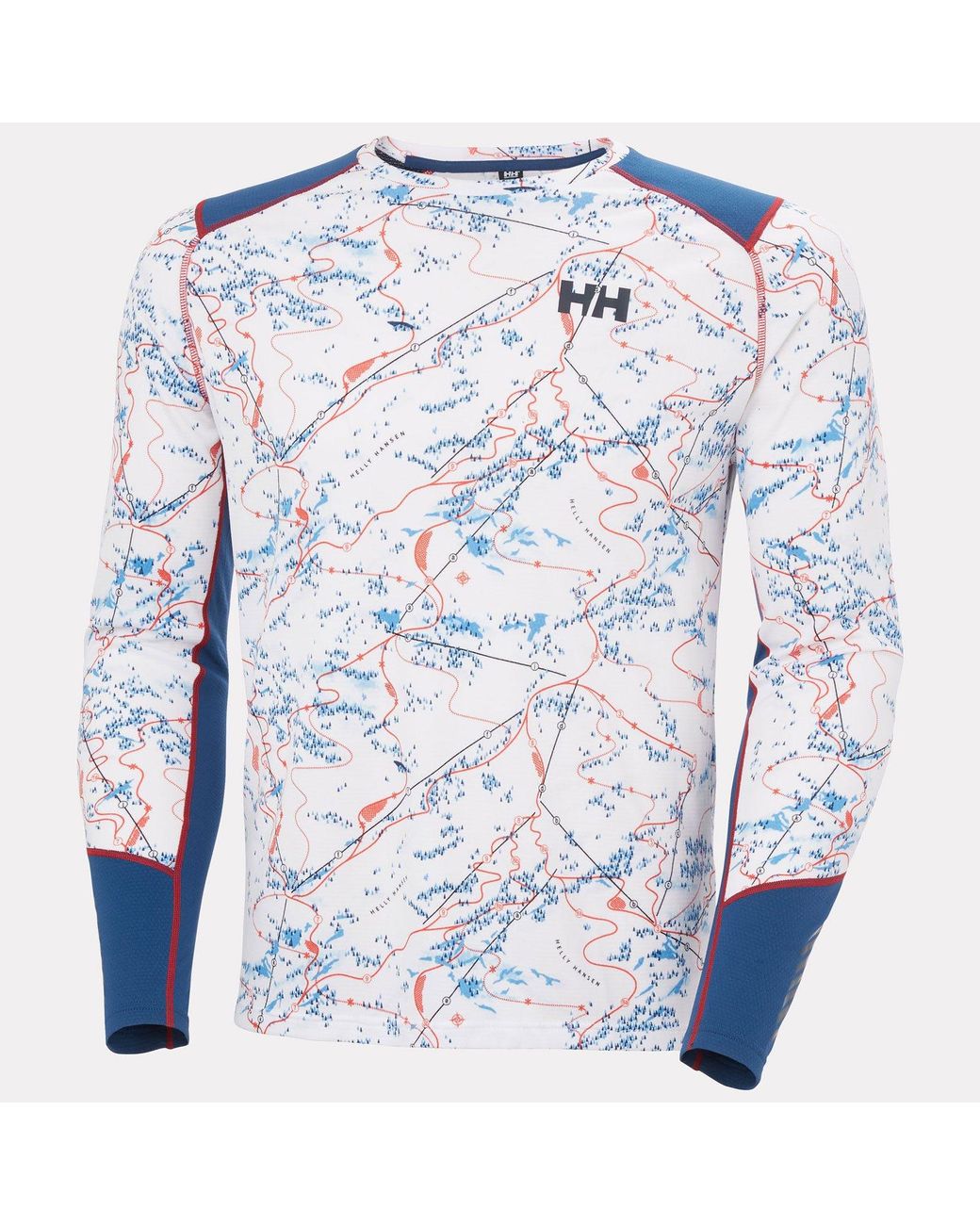 Helly Hansen Blue Lifa Active Crew Base Layer for men